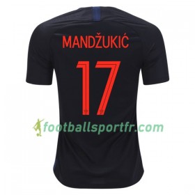 Tenue Croatie Mandzukic 17 Exterieur Coupe du monde 2018 Maillot de Foot